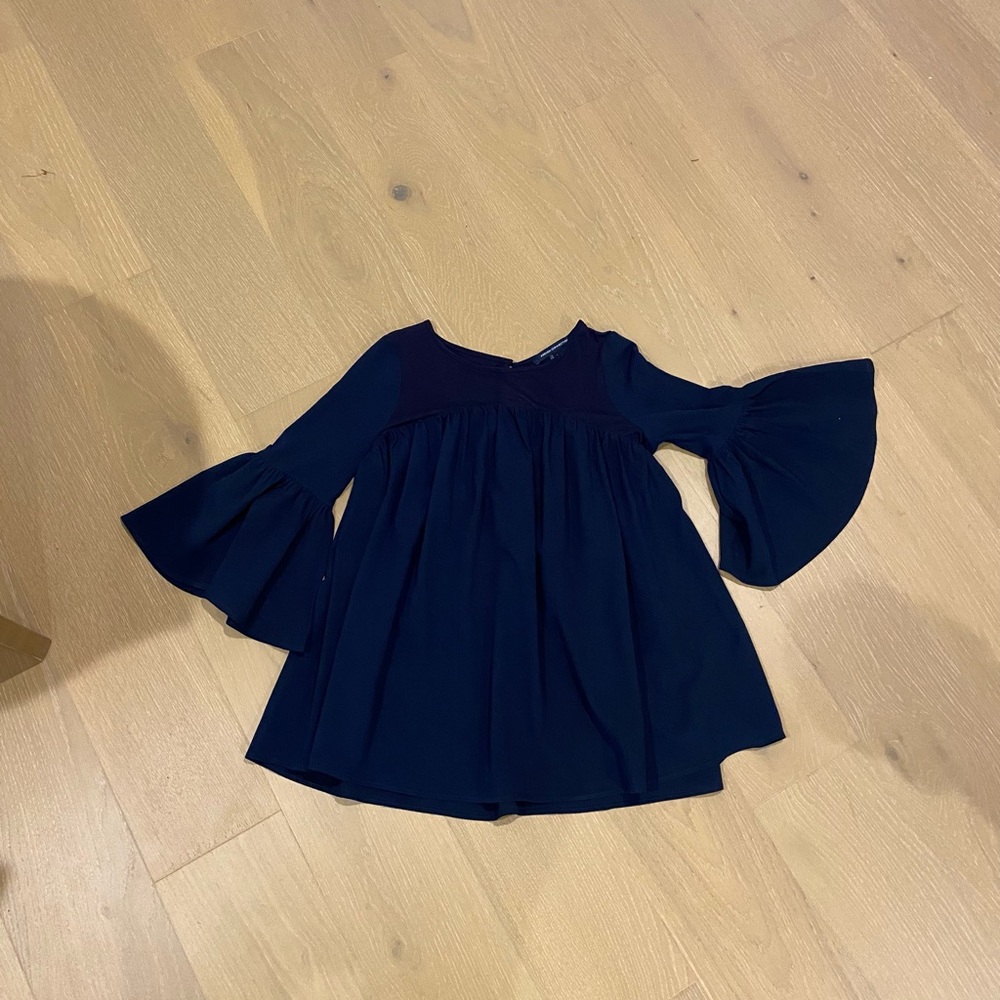 Elegant Dark Blue Blouse